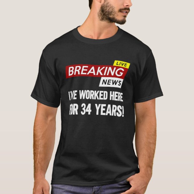 Camiseta Worker work anniversary appreciation worked here f (Frente)
