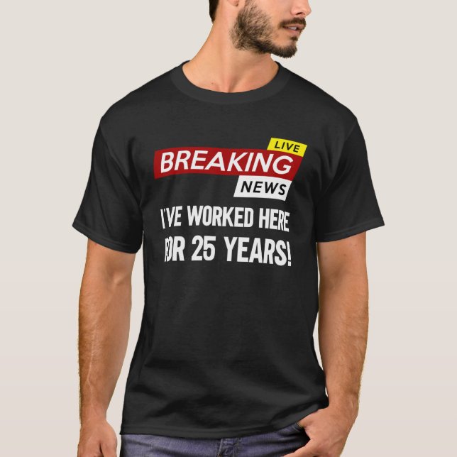 Camiseta Worker work anniversary appreciation worked here f (Frente)