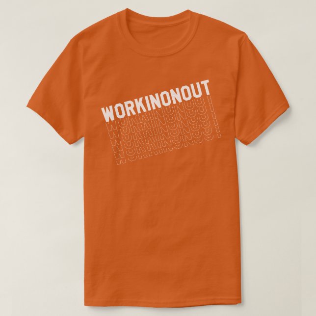 Camiseta Workinonout (Frente do Design)