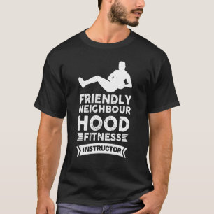 Camiseta Workout amigável de treinador de Malhação de instr