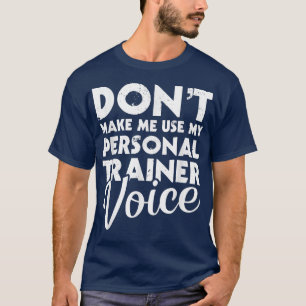 Camiseta Workout de Instrutor de Malhação de Voz do Treinad