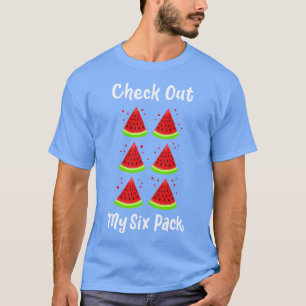 Camiseta Workout de Seis Pacotes de Melancia