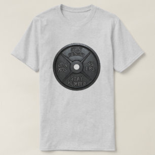 Camiseta Workout - Fique Com Fome, Fique Humilde - Barbell