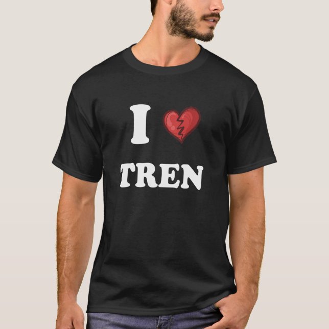 Camiseta workout Quote I Love Tren Design crazy bodybuilde (Frente)