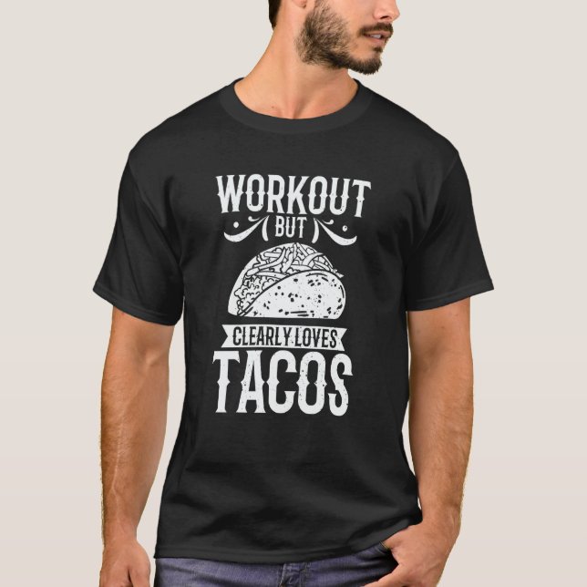 Camiseta Workout Tacos Cinco De Mayo Fitness  2 (Frente)