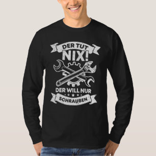 Camiseta Workshop de Mecatrônica para Automóveis Mecânicos 
