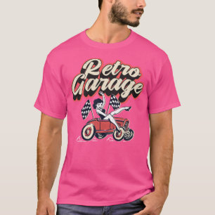 Camiseta Workshop de reparação mecânica de garagem retrorat