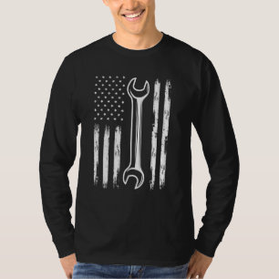 Camiseta Workshop legal Mecânico em Wrench Ferramentas EUA 
