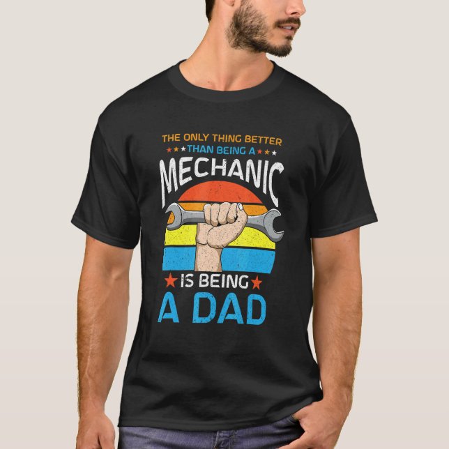 Camiseta Workshop Mecatrônico Automóvel Mecânico (Frente)