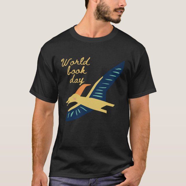 Camiseta World Book Day Flying Dinosaur (Frente)
