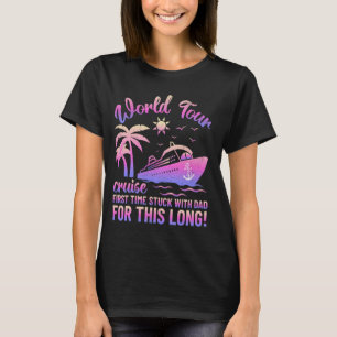 Camiseta World Cruny Engraçado Primeira Vez que Pai Cruzand