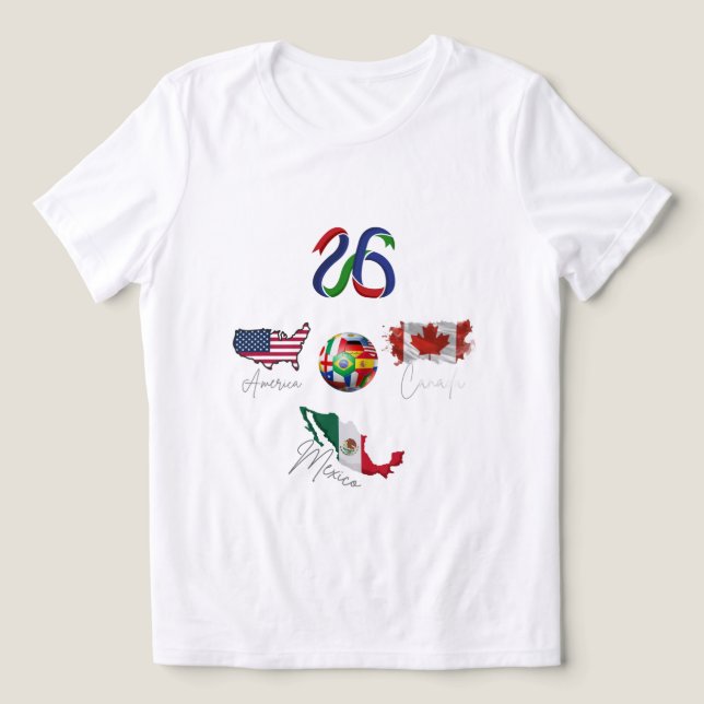 Camiseta  World Cup 2026 Shirt • Family matching shirt, (Design frontal)
