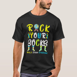 Camiseta World Down Syndrome Day T Rock Your Meias Awarenes