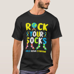 Camiseta World Down Syndrome Day T Rock Your Meias Awarenes