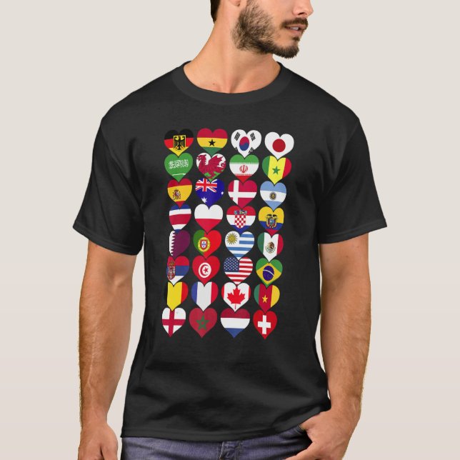 Camiseta World Flags  Countries of the World International (Frente)