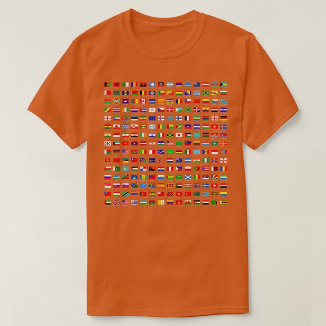 Camiseta World Flags Legal Viagem 210 Flag International (Frente do Design)
