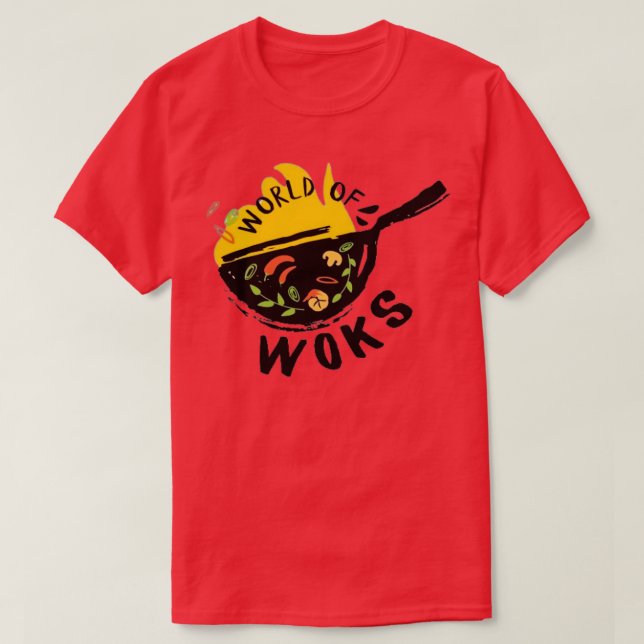 Camiseta World Of Woks Merch Design (Frente do Design)