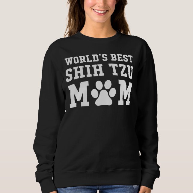 Camiseta World S Best Shih Tzu Mãe (Frente)