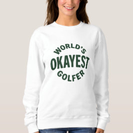 Camiseta World’s Okayest Golfer Vintage Golf Humor