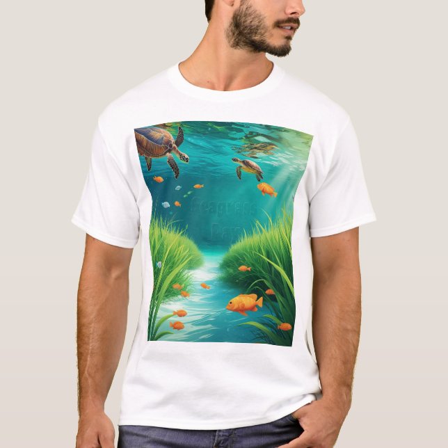 Camiseta World Sea grass Day (Frente)