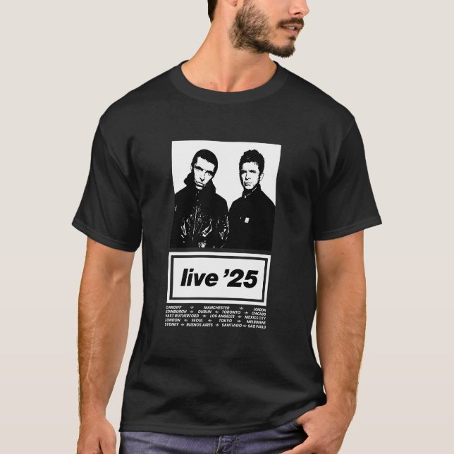 Camiseta World Tour - Oasis Reunion Live 2025 (Frente)