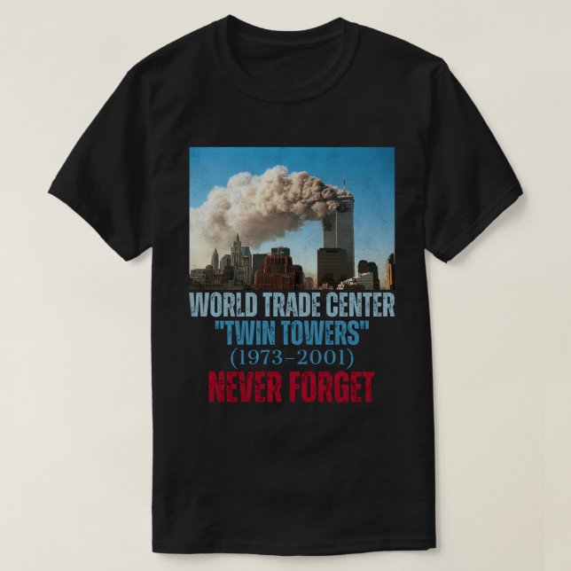 Camiseta World Trade Center (1973-2001) "Torres Gêmeas" (Frente do Design)