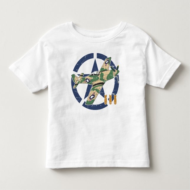CAMISETA WORLD WAR II AIRCRAFT (Frente)