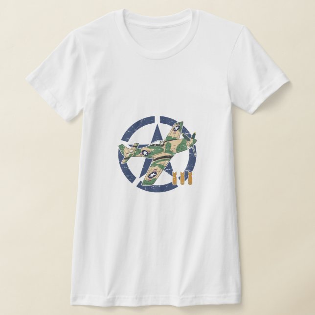 CAMISETA WORLD WAR II AIRCRAFT (Postura )