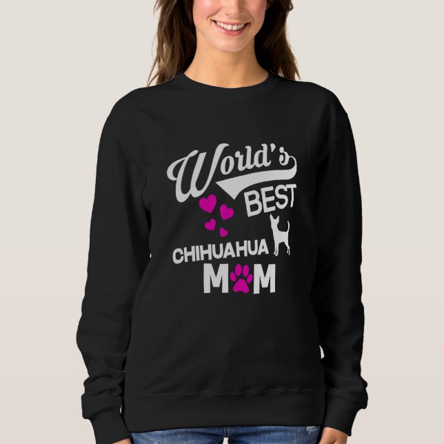 Camiseta World's Best Chihuahua Mom (Frente)