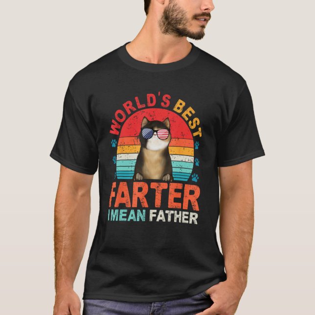 Camiseta Worlds Best Farter I Mean Father Best Dad Ever Coo (Frente)