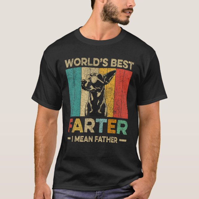 Camiseta Worlds Best Farter I Mean Father Mens Fathers Day  (Frente)
