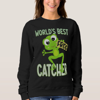 Camiseta World's Best Frog Catcher Tees Boys Girls Kids Fro