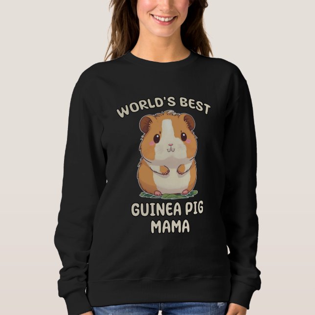 Camiseta World's Best Guinea Pig Mama Mom Mum (Frente)