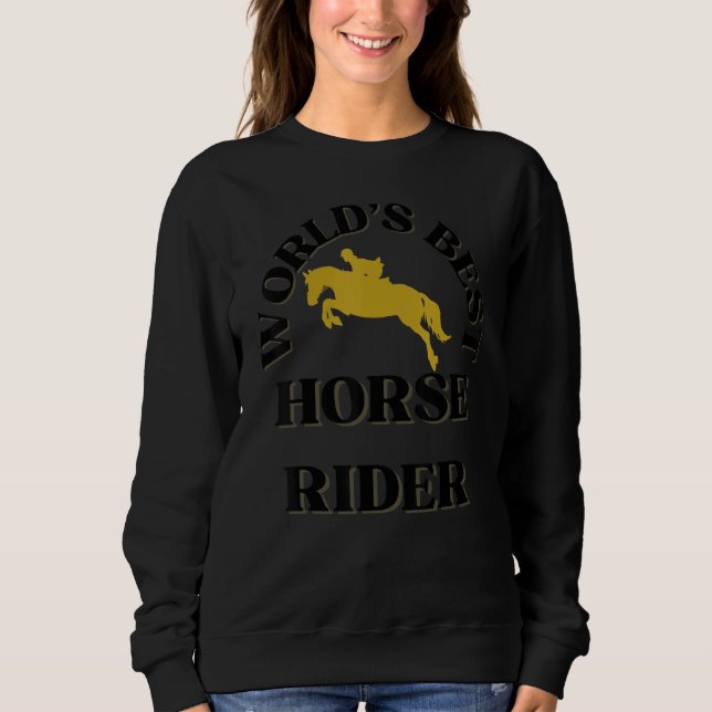 Camiseta World's Best Horse Rider  Horse Riders (Frente)