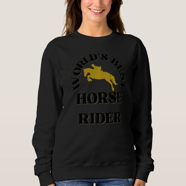 Camiseta World's Best Horse Rider Horse Riders (Frente)