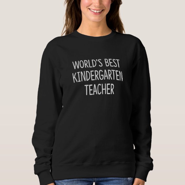 Camiseta World's Best Kindergarten Teacher (Frente)