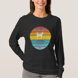 Camiseta World's Best Norwegian Lundehund Dad