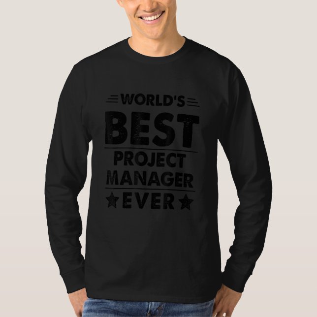 Camiseta World's Best Project Manager Ever (Frente)