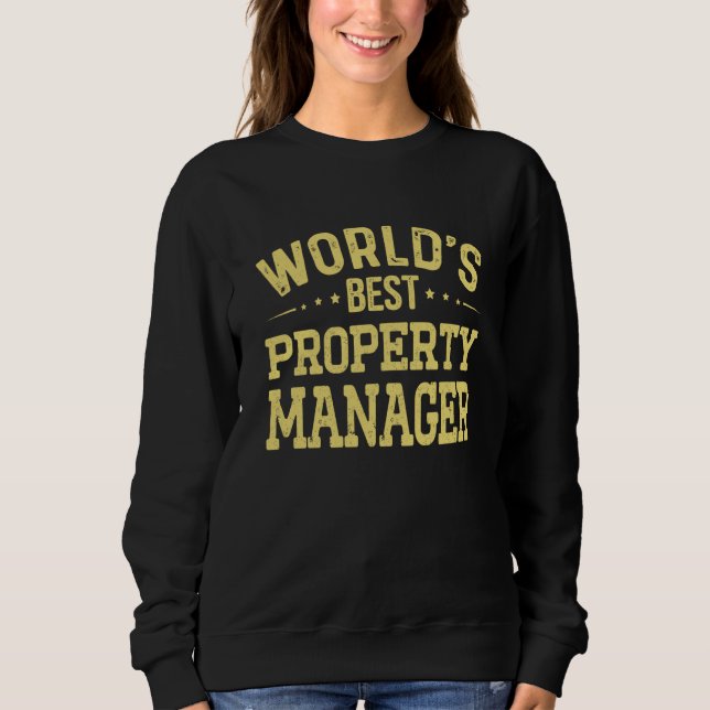 Camiseta World's Best Property Manager Job Title Property M (Frente)