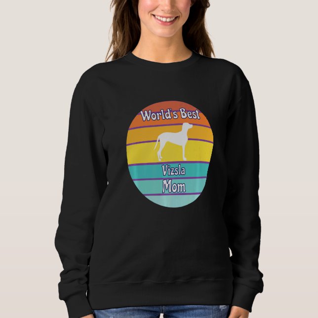 Camiseta World's Best Vizsla Mom (Frente)