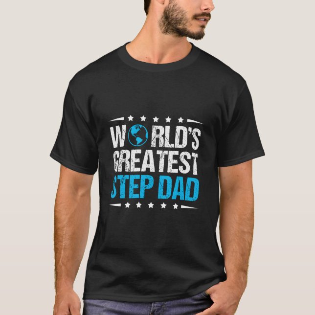 Camiseta World'S Greatest Step Dad (Frente)