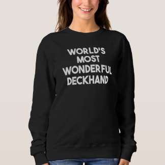 Camiseta World's Most Wonderful Deckhand  