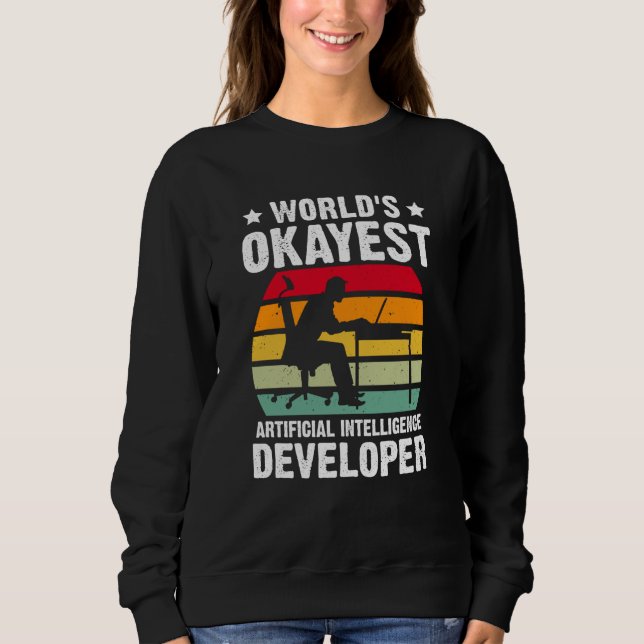 Camiseta World's Okayest Artificial Intelligence Developer (Frente)