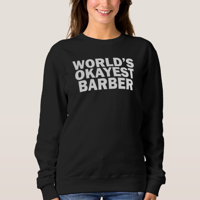 Camiseta World's Okayest Barber    (Frente)
