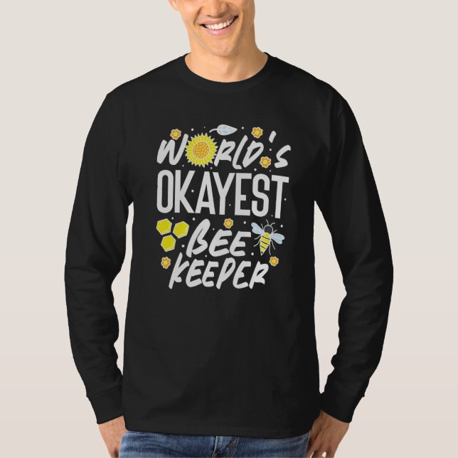 Camiseta World's Okayest Beekeeper   (Frente)