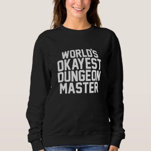 Camiseta Worlds Okayest Dm D20 Tabletop Rpg Dungeon Retro