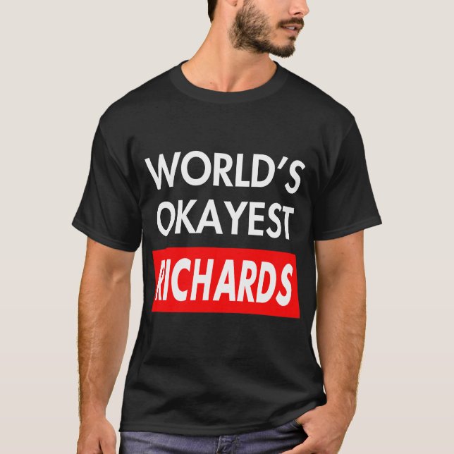 Camiseta Worlds okayest Richards (Frente)
