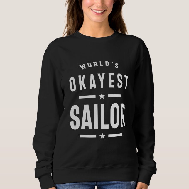 Camiseta Worlds Okayest Sailor (Frente)