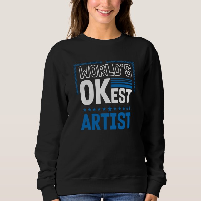 Camiseta Worlds OKest Artist Humor Designer Work Coworker (Frente)