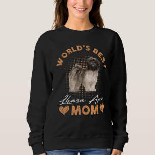 Camiseta Worldu2019s Melhor Lhasa Apso Mãe Mulheres Cachorr